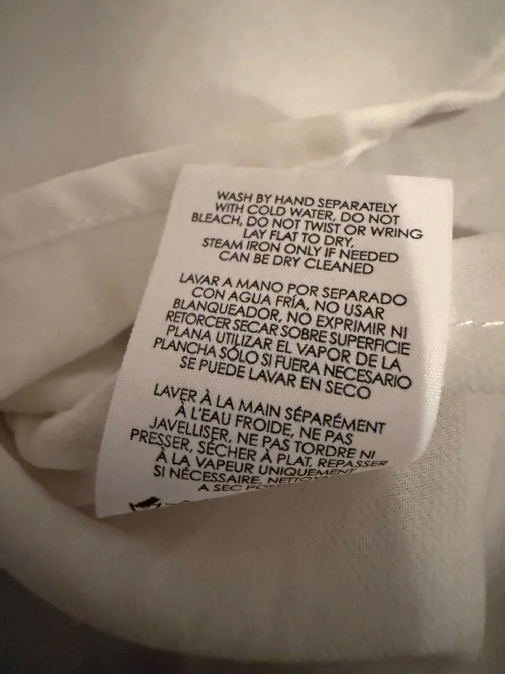 CAbi Marissa White Sheer Sleeveless top with crochet trim medium - Picture 9 of 11